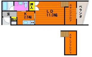 クレル瀬戸S棟の物件間取画像